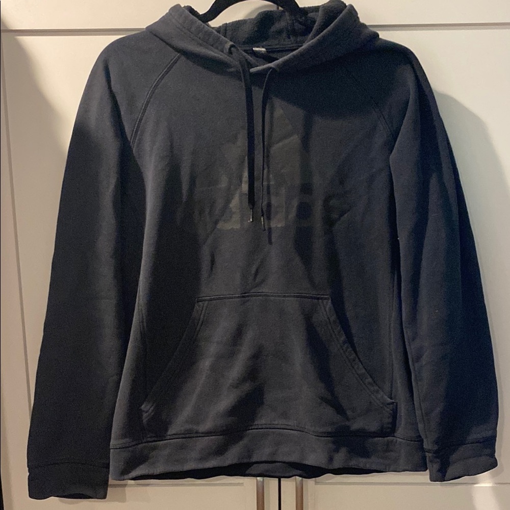 Adidas Black Sweatshirt Hoodie Casual Athletic
